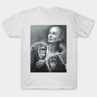 WE ARE FAMILY  JANE GOODALL T-Shirt